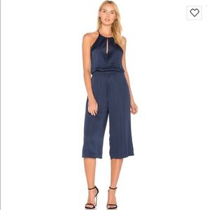NWT BCBGMaxAzria Navy Jumpsuit size S